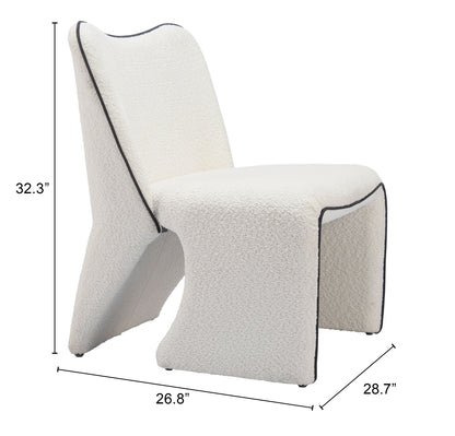 Accent Chair Ivory - Modern & Ergonomic Seating for Home & Office