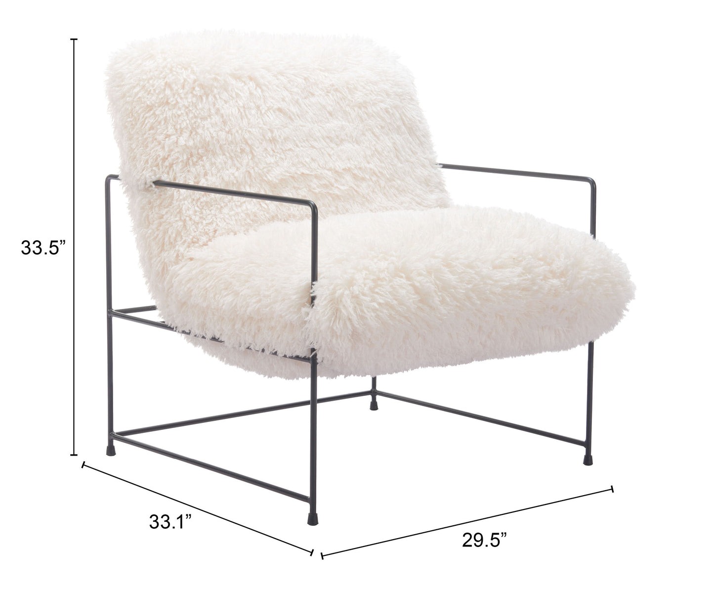 Accent Chair White - Modern & Ergonomic Seating for Home & Office