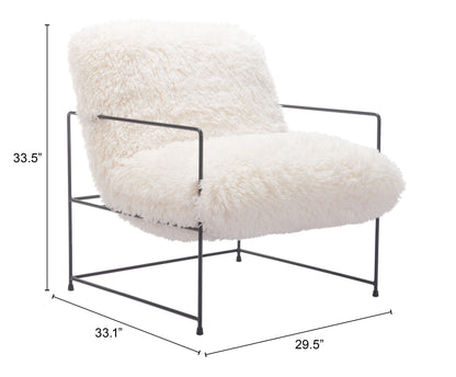Accent Chair White - Modern & Ergonomic Seating for Home & Office