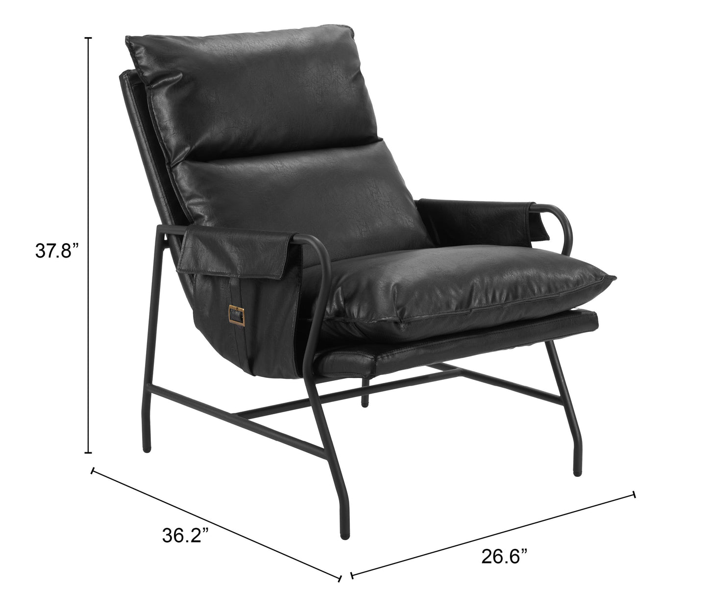 Accent Chair Black - Modern & Ergonomic Seating for Home & Office
