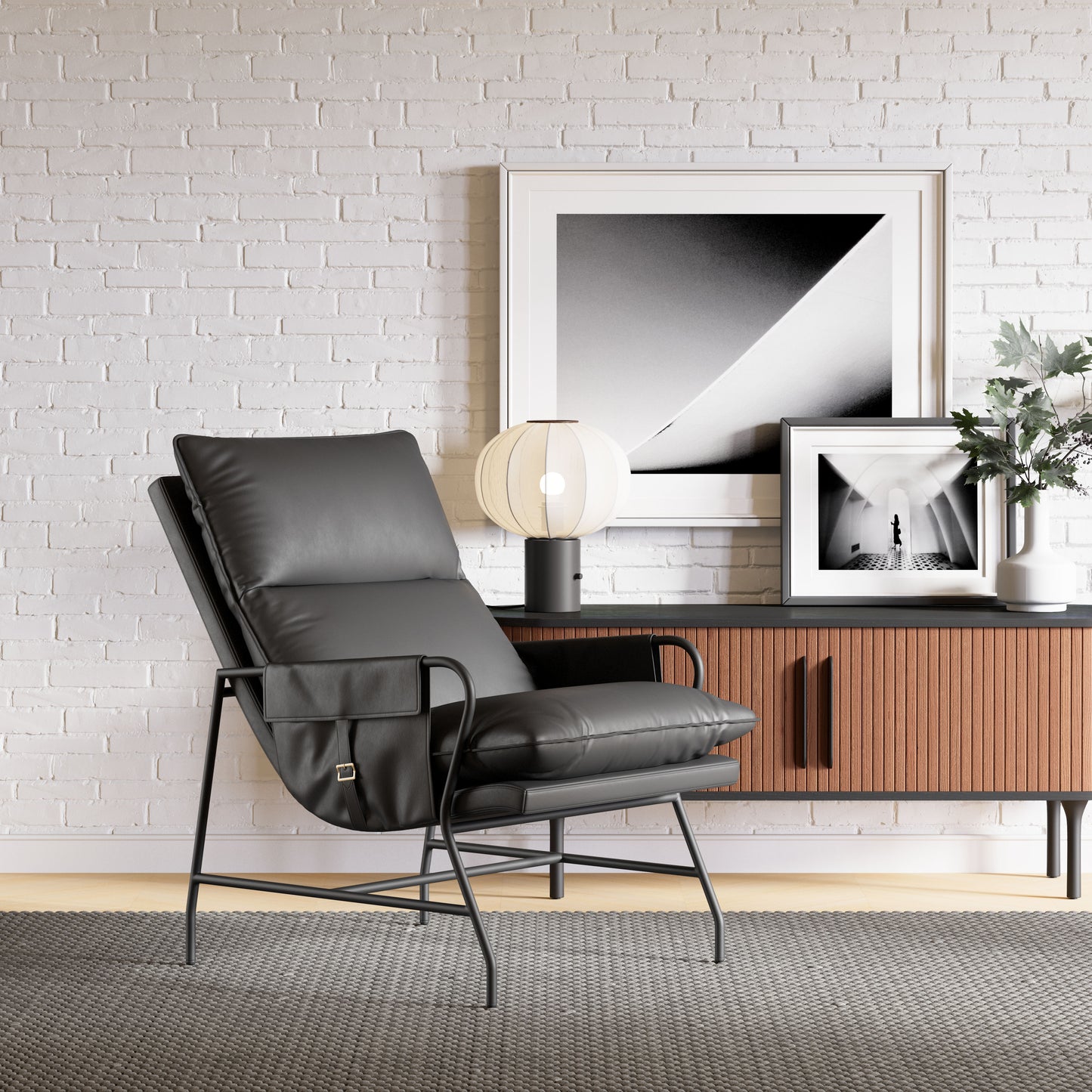 Accent Chair Black - Modern & Ergonomic Seating for Home & Office