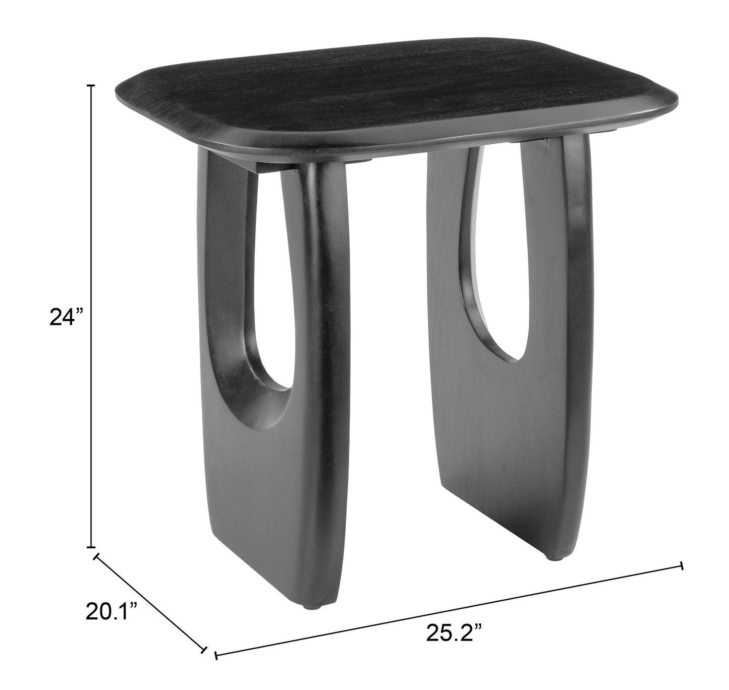 Accent Table Black - Elegant & Durable Dining Table for Stylish Spaces