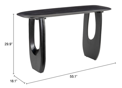 Table console Arasan noire