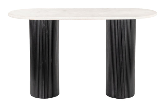 Console Table White & Black - Elegant & Durable Dining Table for Stylish Spaces