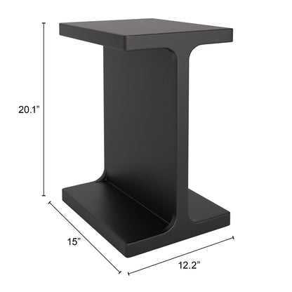 Table d'appoint Bama noire