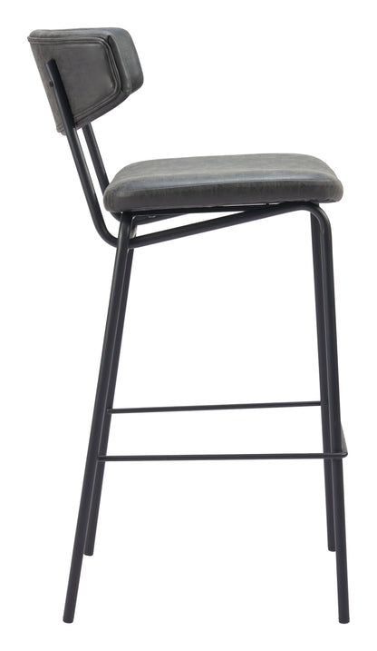 Barstool (Set of 2) Vintage Black - Premium Quality & Stylish Design for Your Home