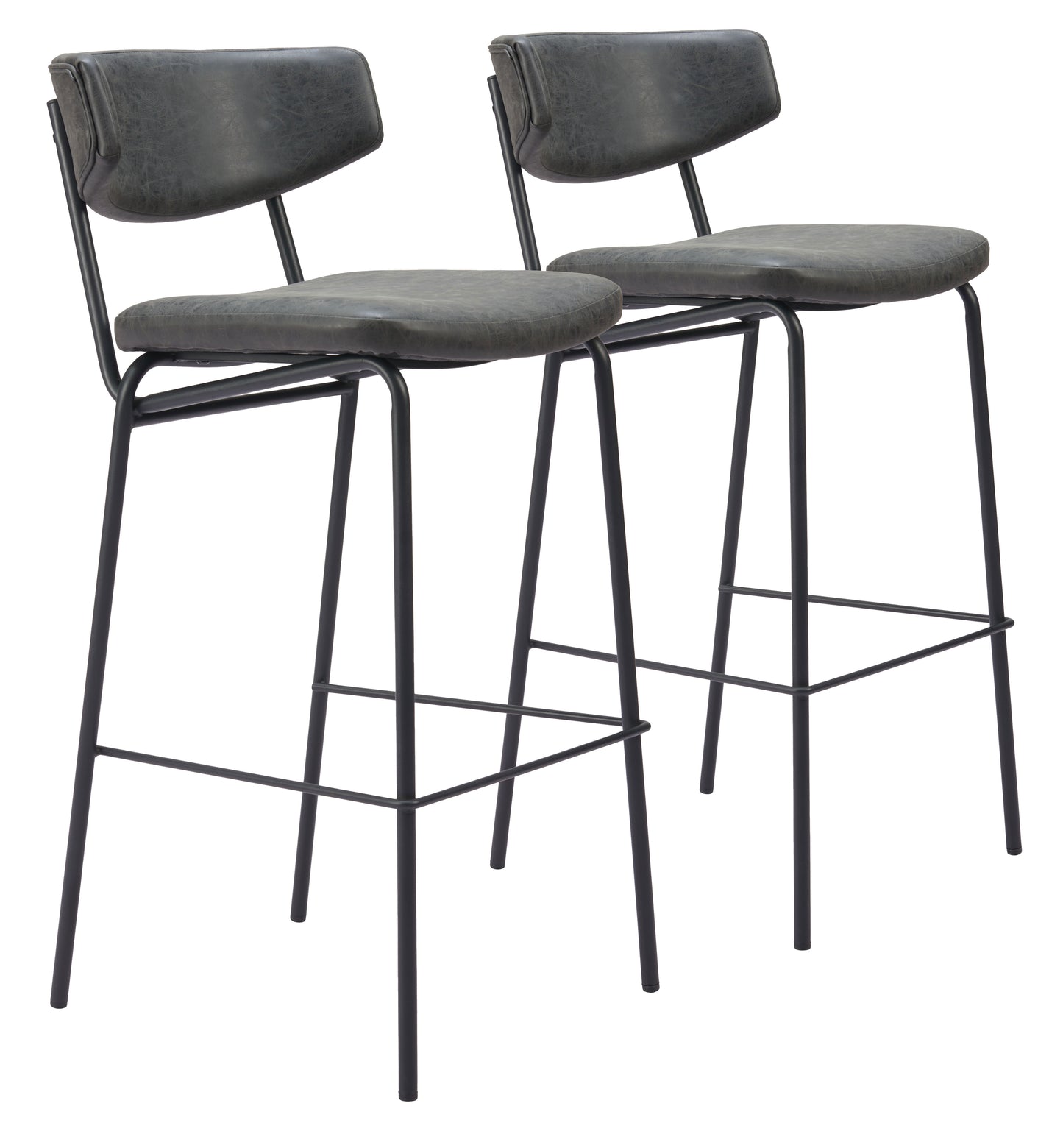 Barstool (Set of 2) Vintage Black - Premium Quality & Stylish Design for Your Home