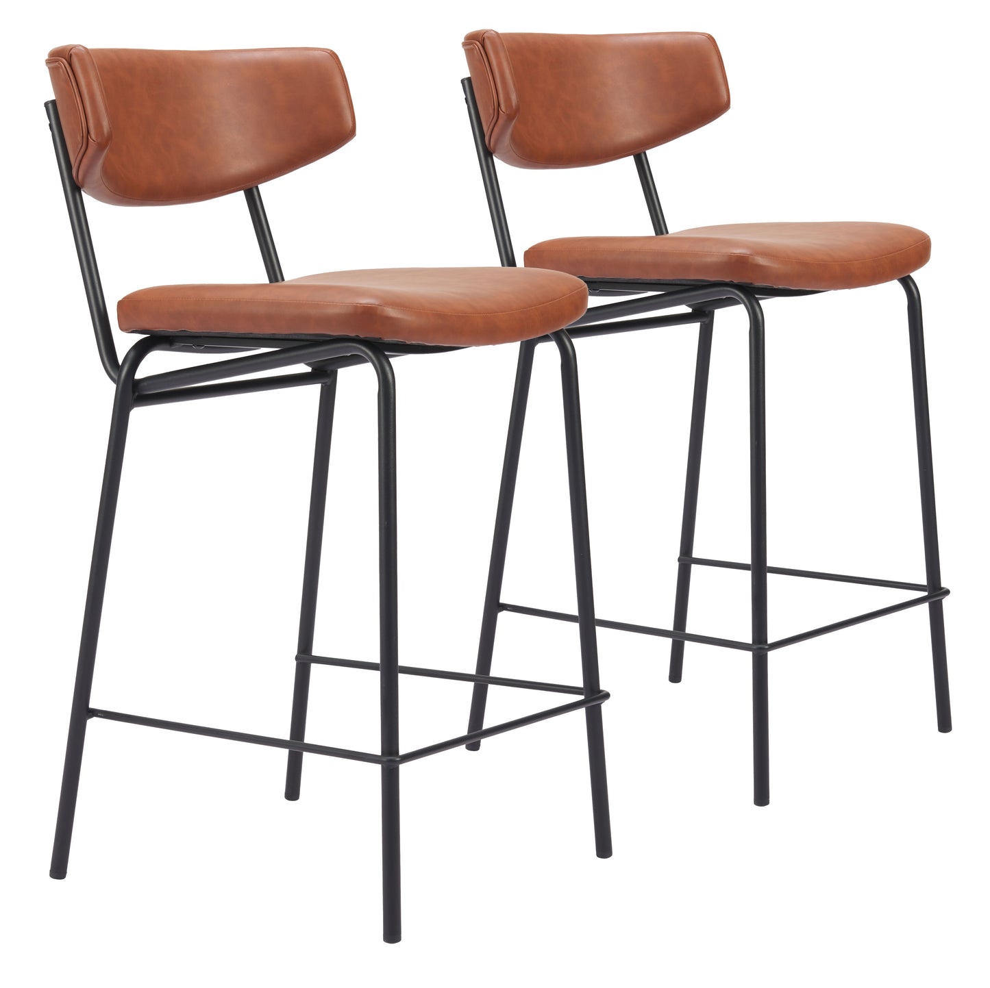 Counter Stool (Set of 2) Vintage Brown - Premium Quality & Stylish Design for Your Home