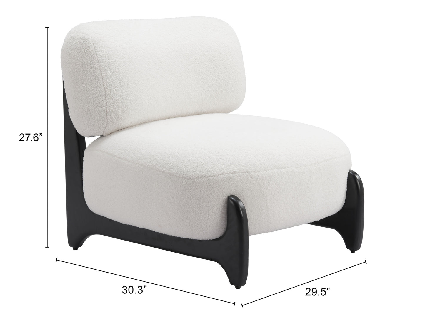 Accent Chair White - Modern & Ergonomic Seating for Home & Office