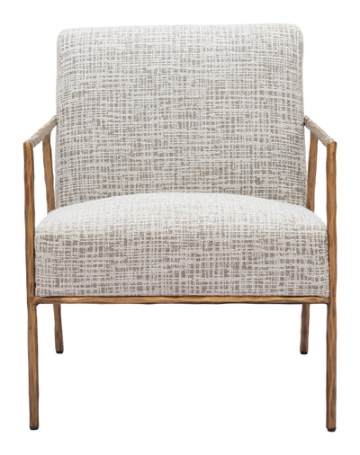 Accent Chair Beige Frost - Modern & Ergonomic Seating for Home & Office