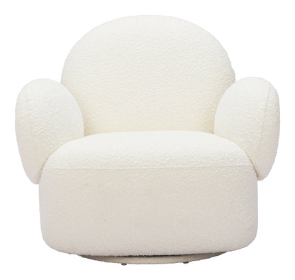 Swivel Chair White - Modern & Ergonomic Seating for Home & Office