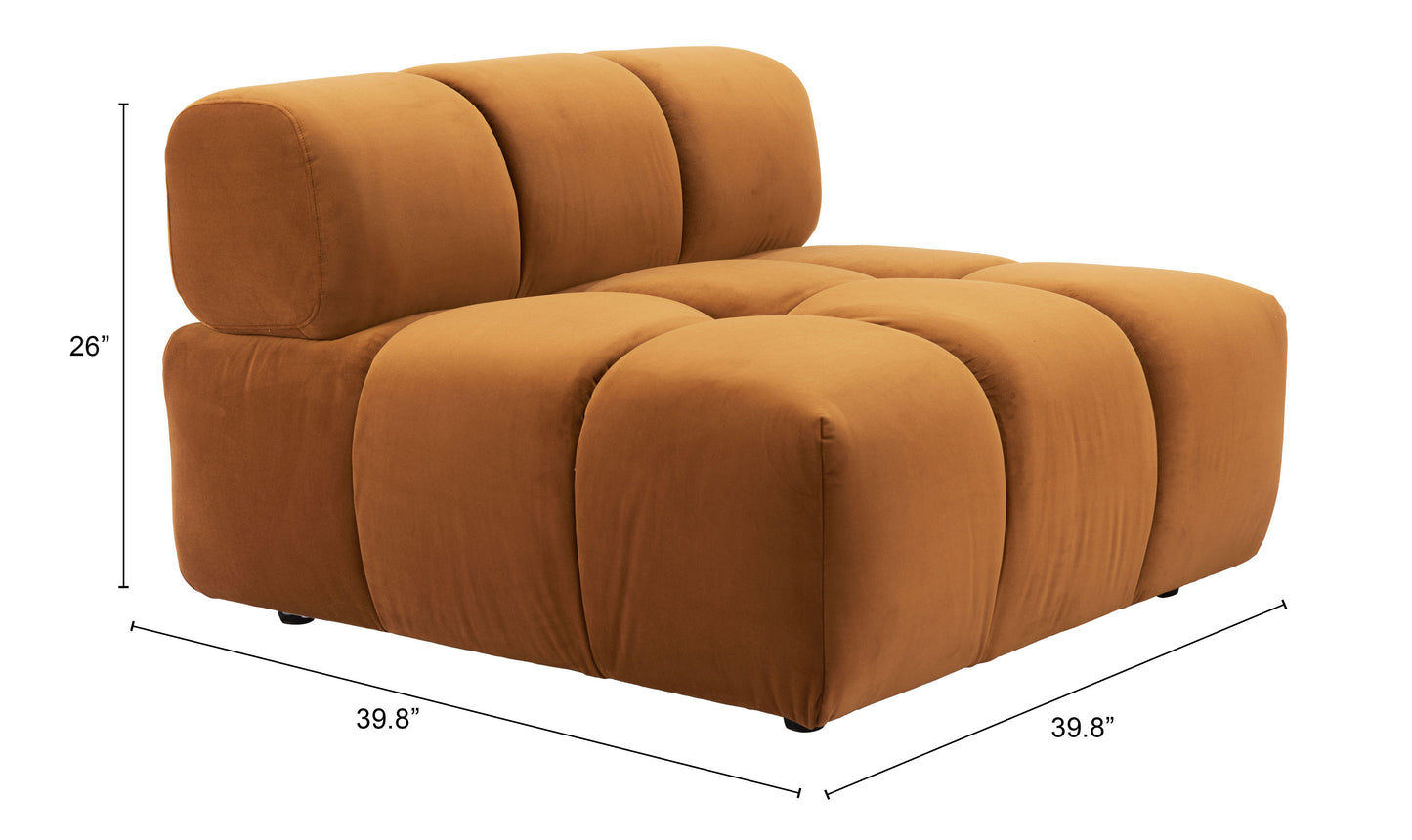 Middle Chair Brown - Modern & Ergonomic Seating for Home & Office