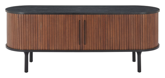 Entertainment Stand Black & Walnut - Premium Quality & Stylish Design for Your Home