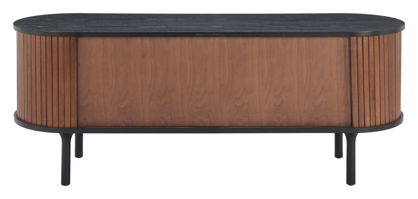 Entertainment Stand Black & Walnut - Premium Quality & Stylish Design for Your Home