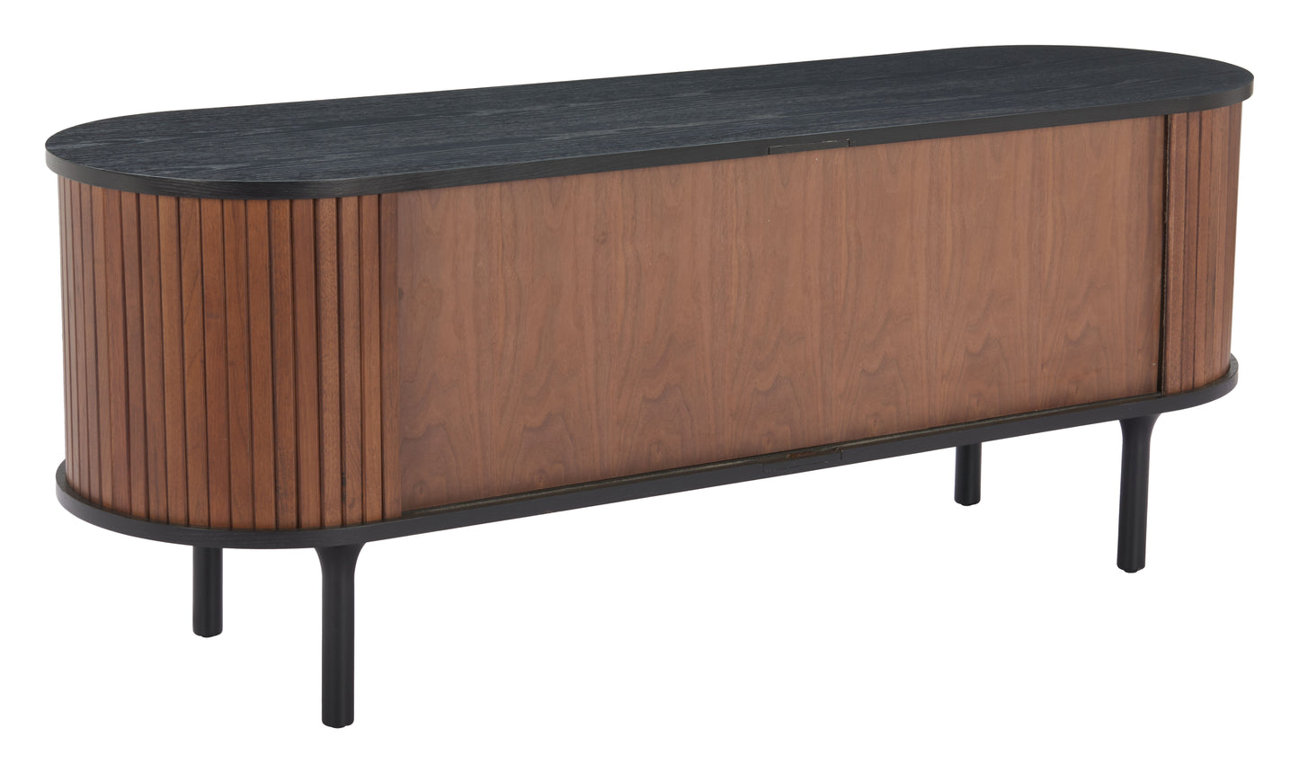 Entertainment Stand Black & Walnut - Premium Quality & Stylish Design for Your Home
