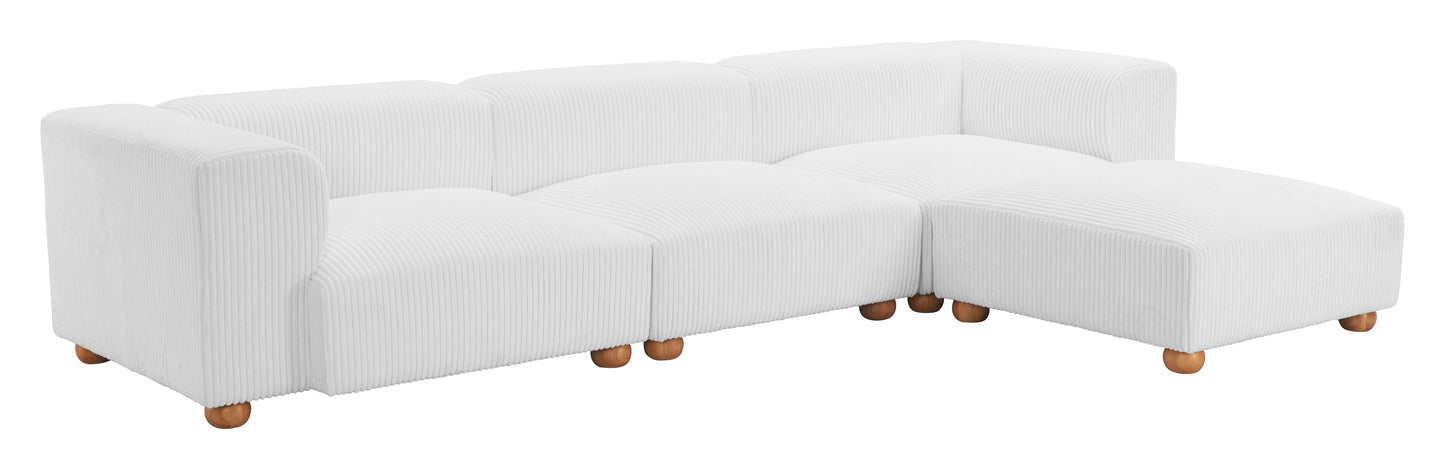 Tayte Ottoman Blanc