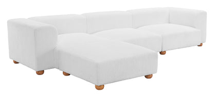 Tayte Ottoman Blanc