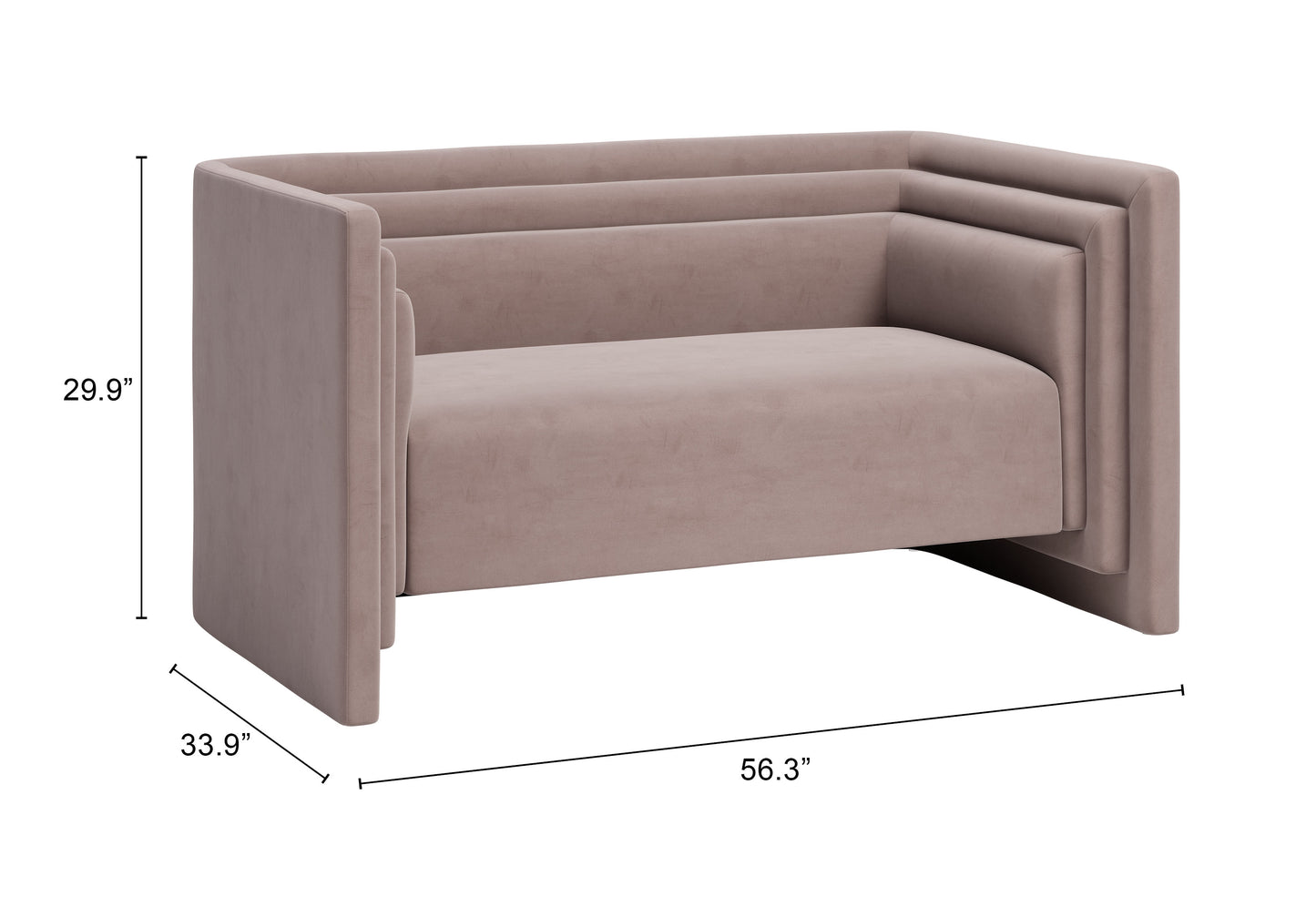 Loveseat Taupe - Premium Quality & Stylish Design for Your Home