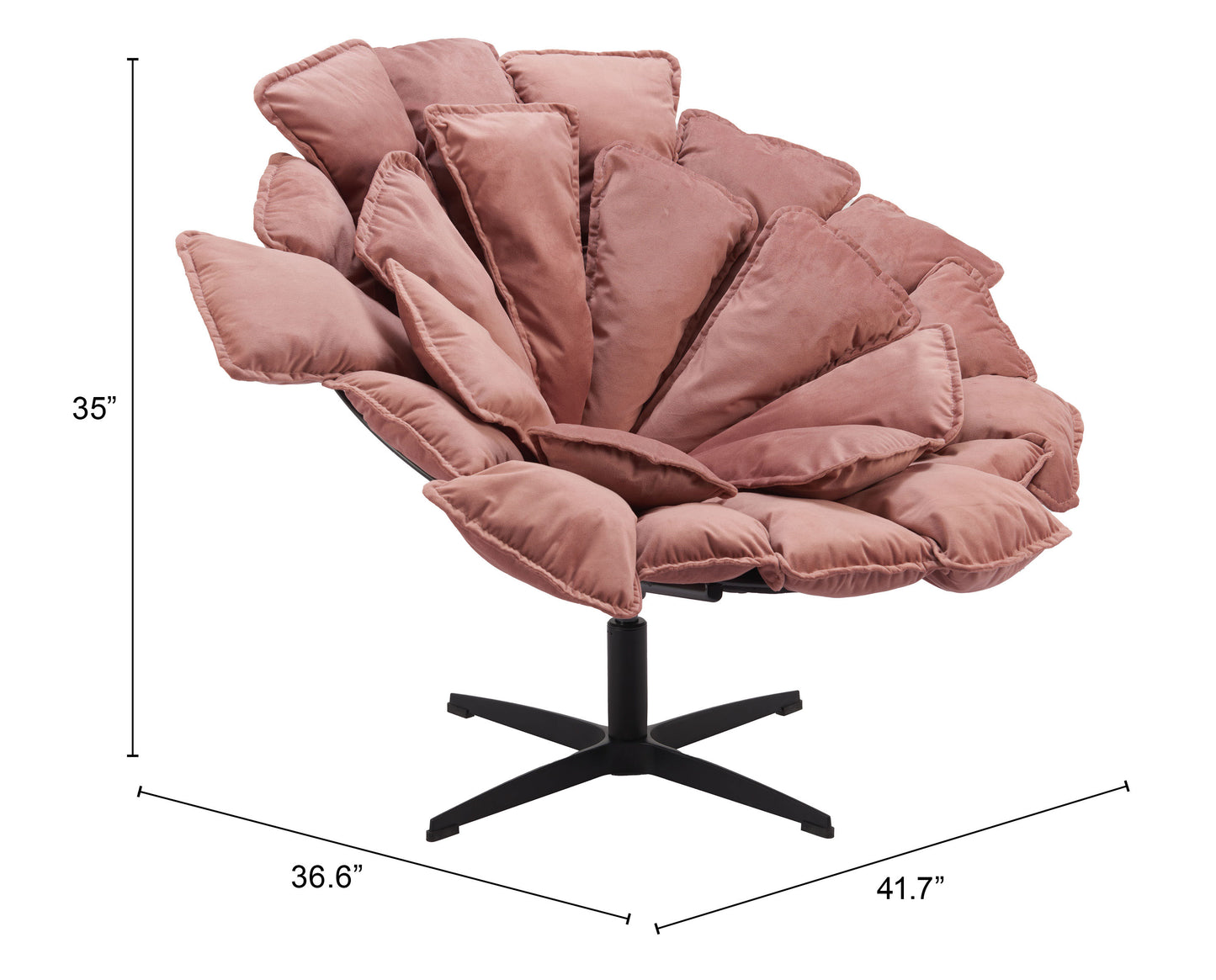 Accent Chair Pink - Modern & Ergonomic Seating for Home & Office
