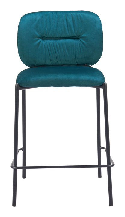 Tabouret de comptoir Plat (lot de 2) Vert