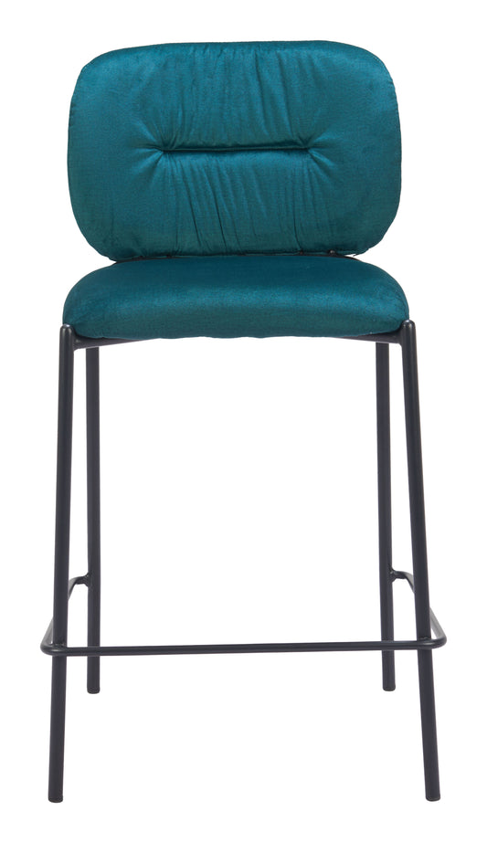 Tabouret de comptoir Plat (lot de 2) Vert
