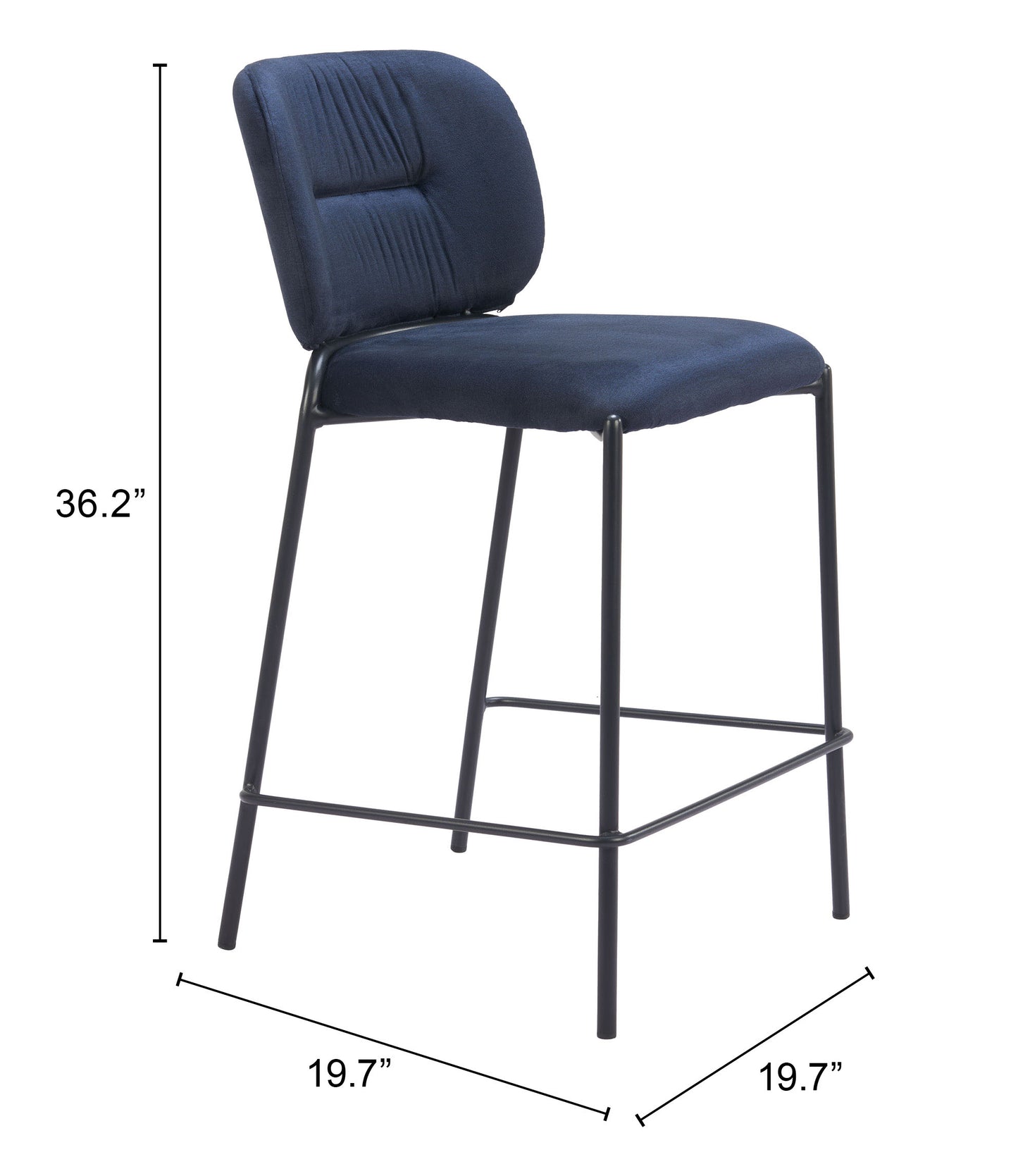 Counter Stool (Set of 2) Blue - Premium Quality & Stylish Design for Your Home