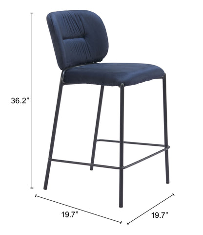 Counter Stool (Set of 2) Blue - Premium Quality & Stylish Design for Your Home