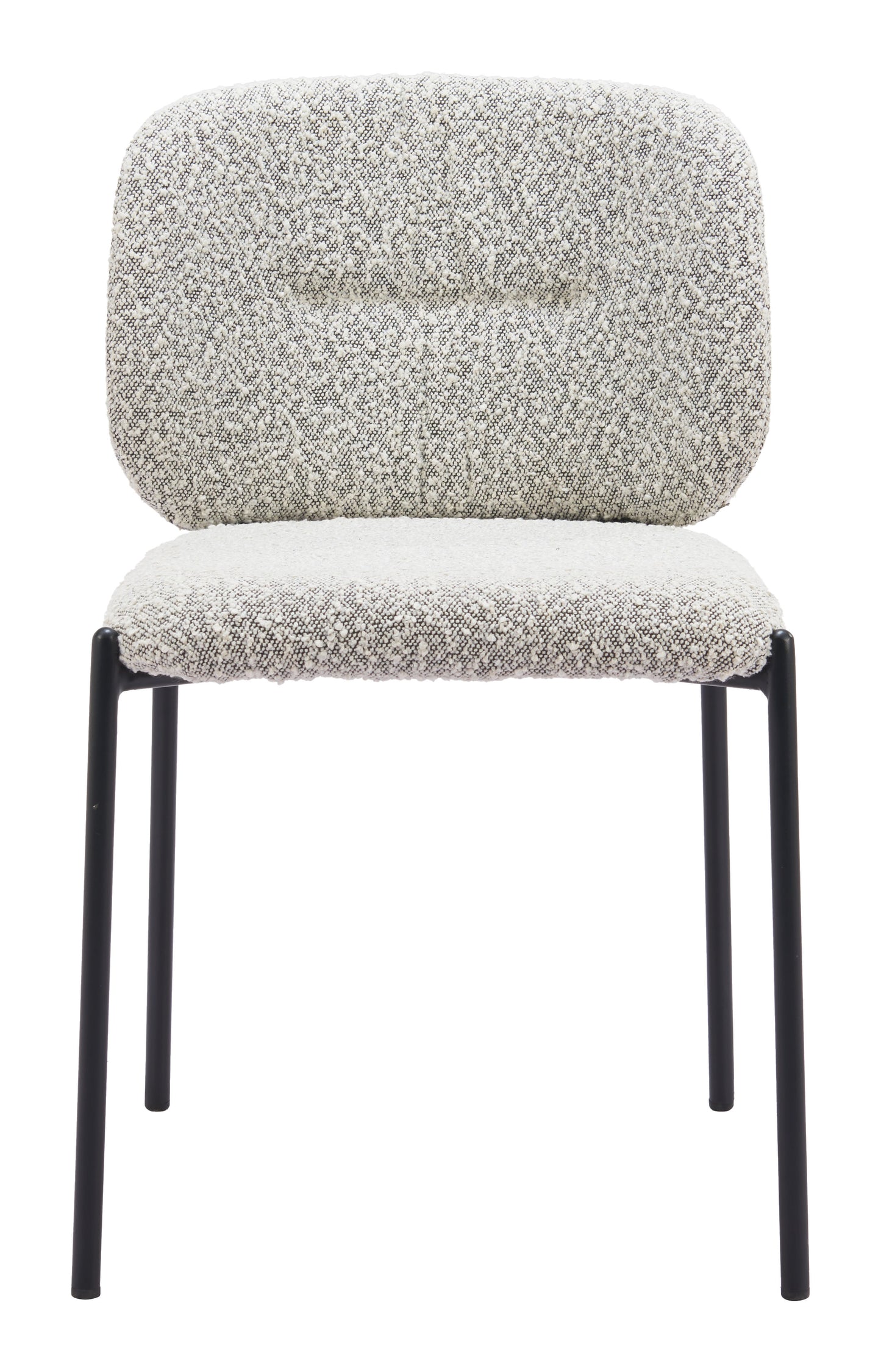 Chaise de salle à manger Plat (lot de 2) Gris