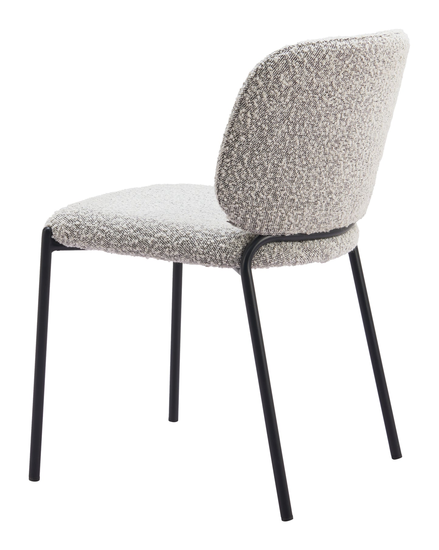 Chaise de salle à manger Plat (lot de 2) Gris