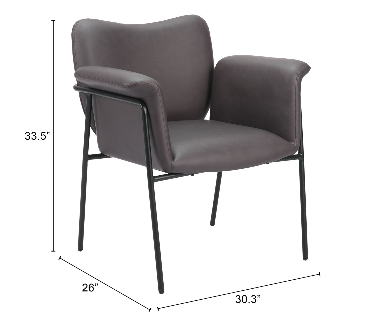 Fauteuil d'appoint Heritage marron