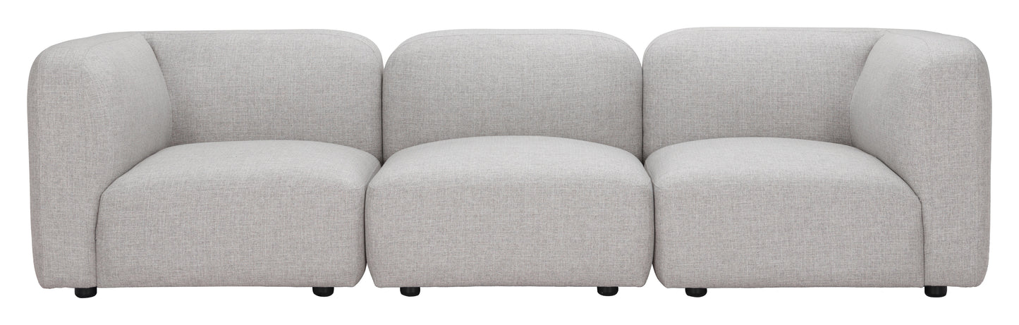 Corner Chair Gray - Modern & Ergonomic Seating for Home & Office