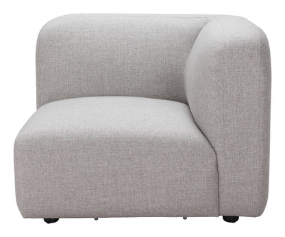 Corner Chair Gray - Modern & Ergonomic Seating for Home & Office