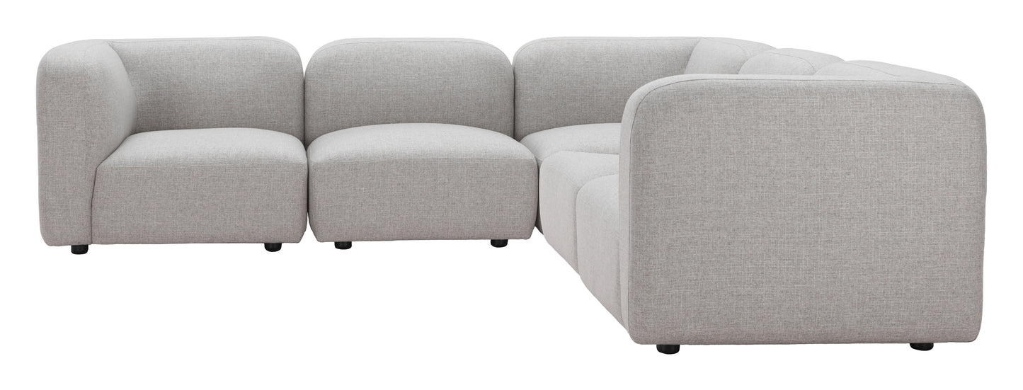 Corner Chair Gray - Modern & Ergonomic Seating for Home & Office