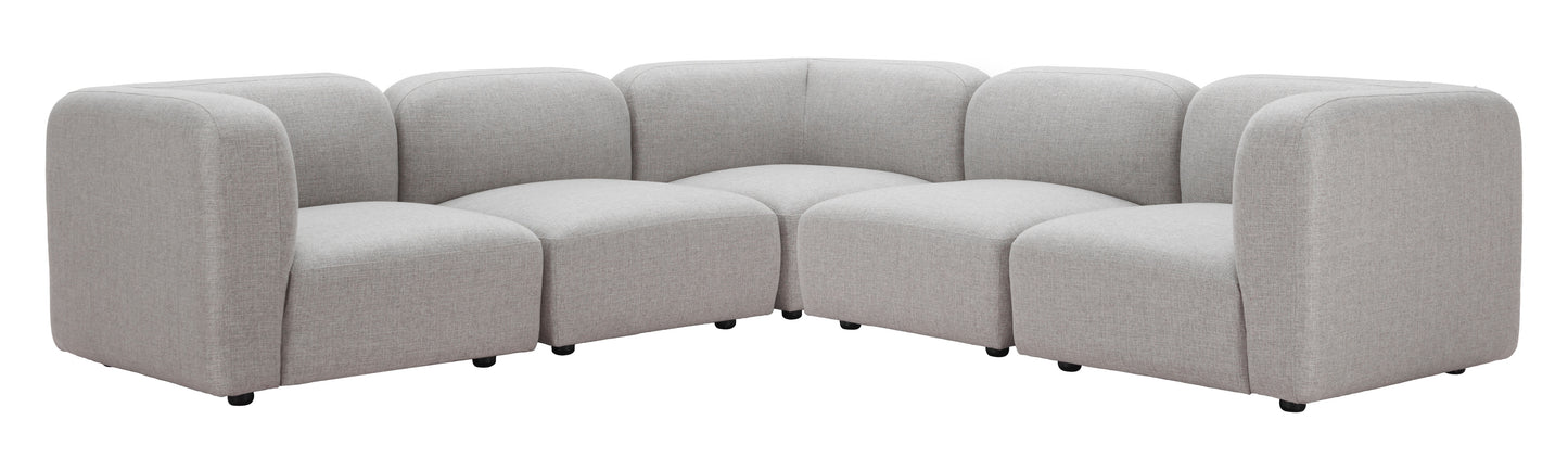 Corner Chair Gray - Modern & Ergonomic Seating for Home & Office