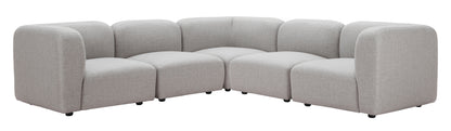Corner Chair Gray - Modern & Ergonomic Seating for Home & Office