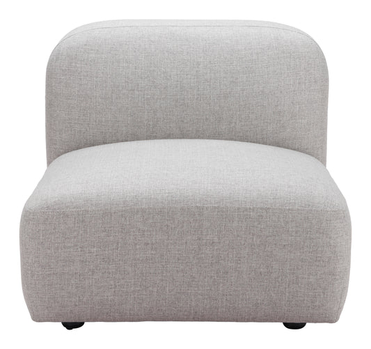 Chaise intermédiaire Biak grise