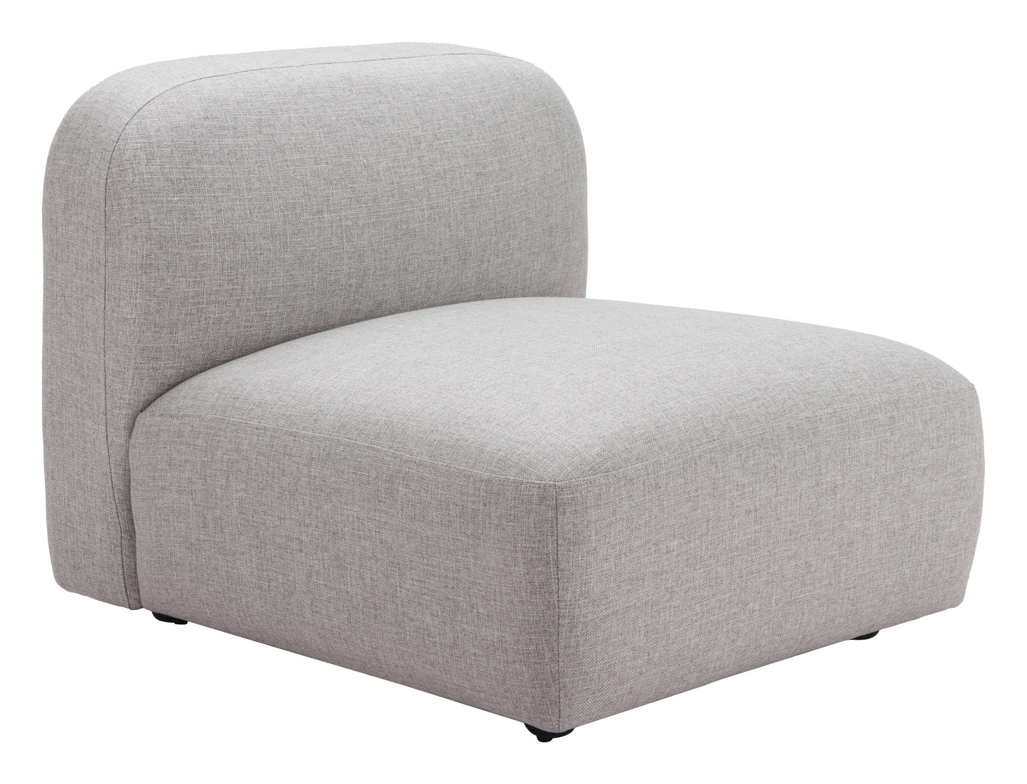 Chaise intermédiaire Biak grise