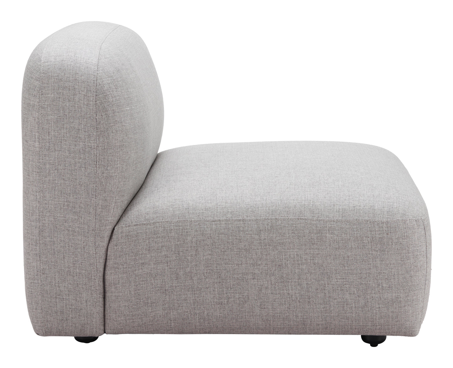Chaise intermédiaire Biak grise
