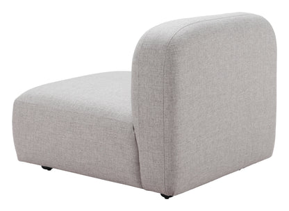 Chaise intermédiaire Biak grise
