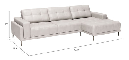 Chaise sectionnelle Bliss RAF beige
