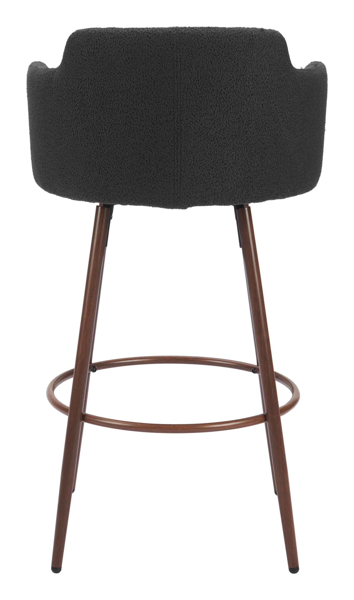 Swivel Barstool (Set of 2) Black & Walnut - Premium Quality & Stylish Design for Your Home