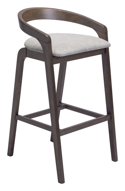 Barstool (Set of 2) Dove Gray & Espresso - Premium Quality & Stylish Design for Your Home