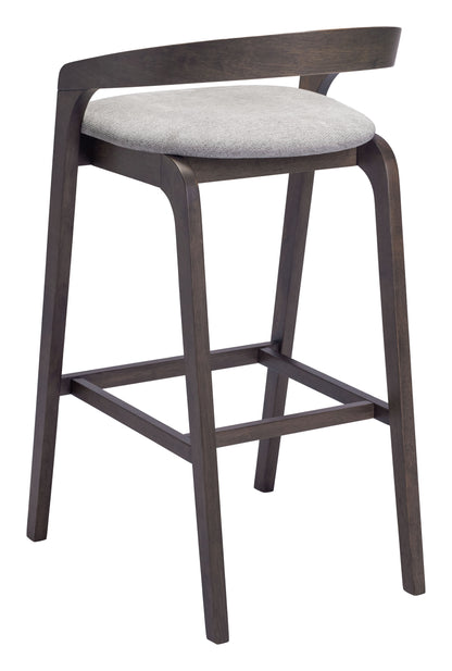 Barstool (Set of 2) Dove Gray & Espresso - Premium Quality & Stylish Design for Your Home