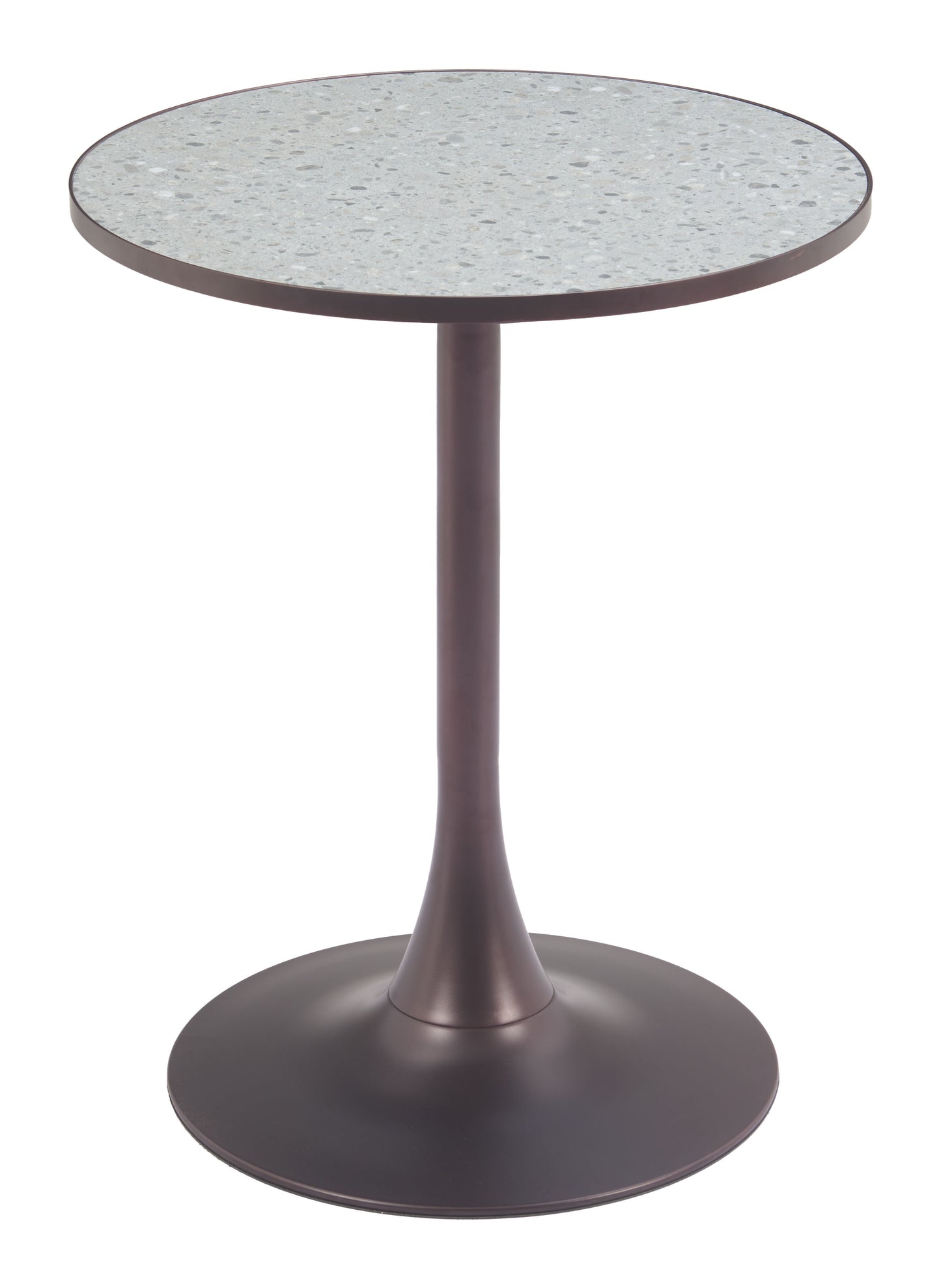 Table de bistrot Bite Gris et Bronze