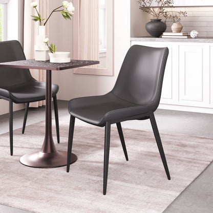Chaise de salle à manger Magnus (lot de 2) noire