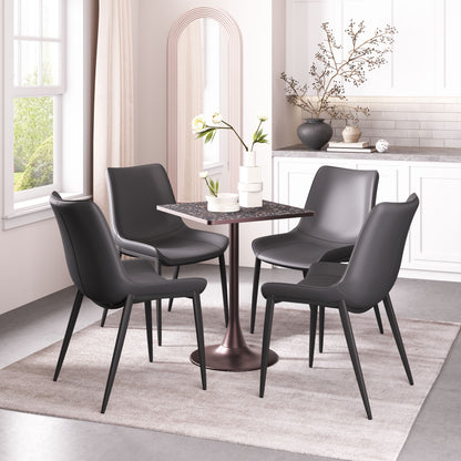 Chaise de salle à manger Magnus (lot de 2) noire