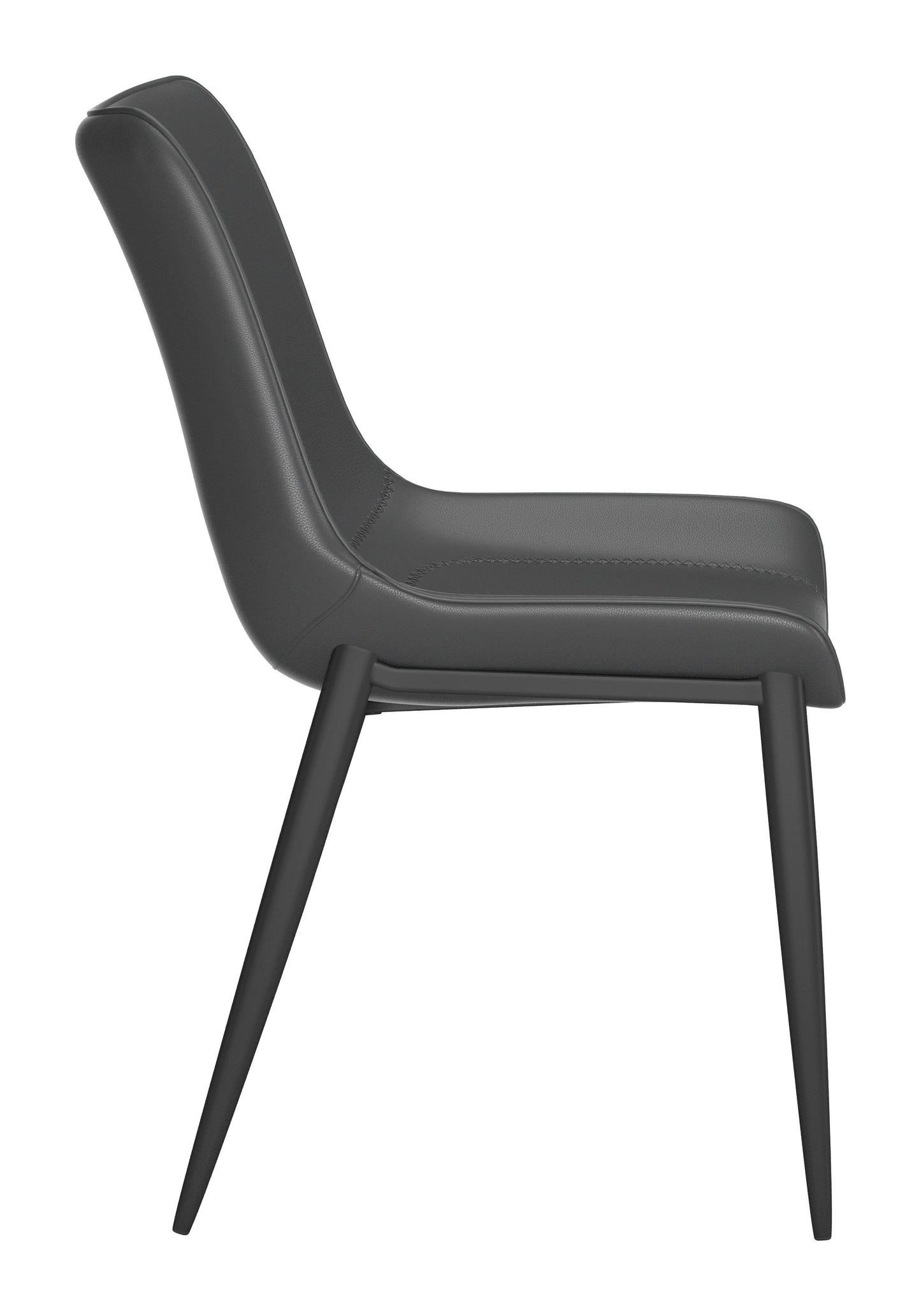 Chaise de salle à manger Magnus (lot de 2) noire