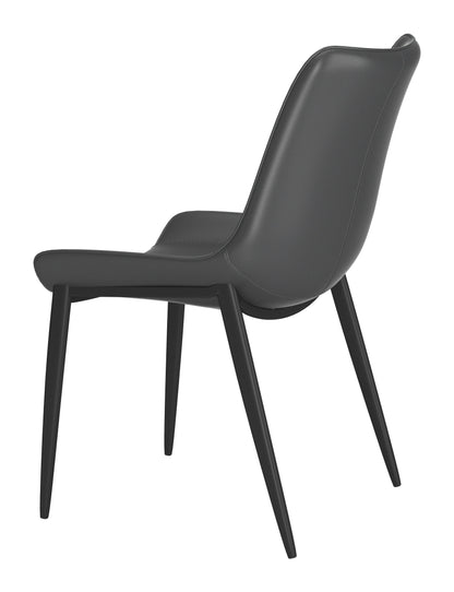 Chaise de salle à manger Magnus (lot de 2) noire