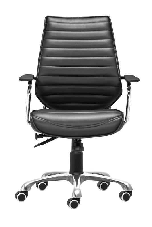 Low Back Office Chair Black - Modern & Ergonomic Seating for Home & Office