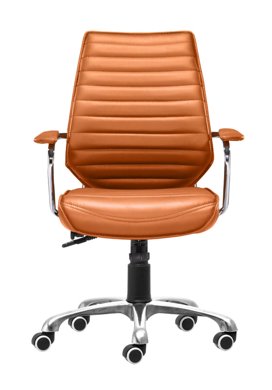 Low Back Office Chair Orange - Modern & Ergonomic Seating for Home & Office